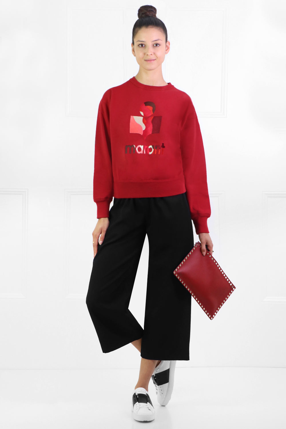 COMME DES GARCONS RTW STRAIGHT LEG CROP PANT BLACK