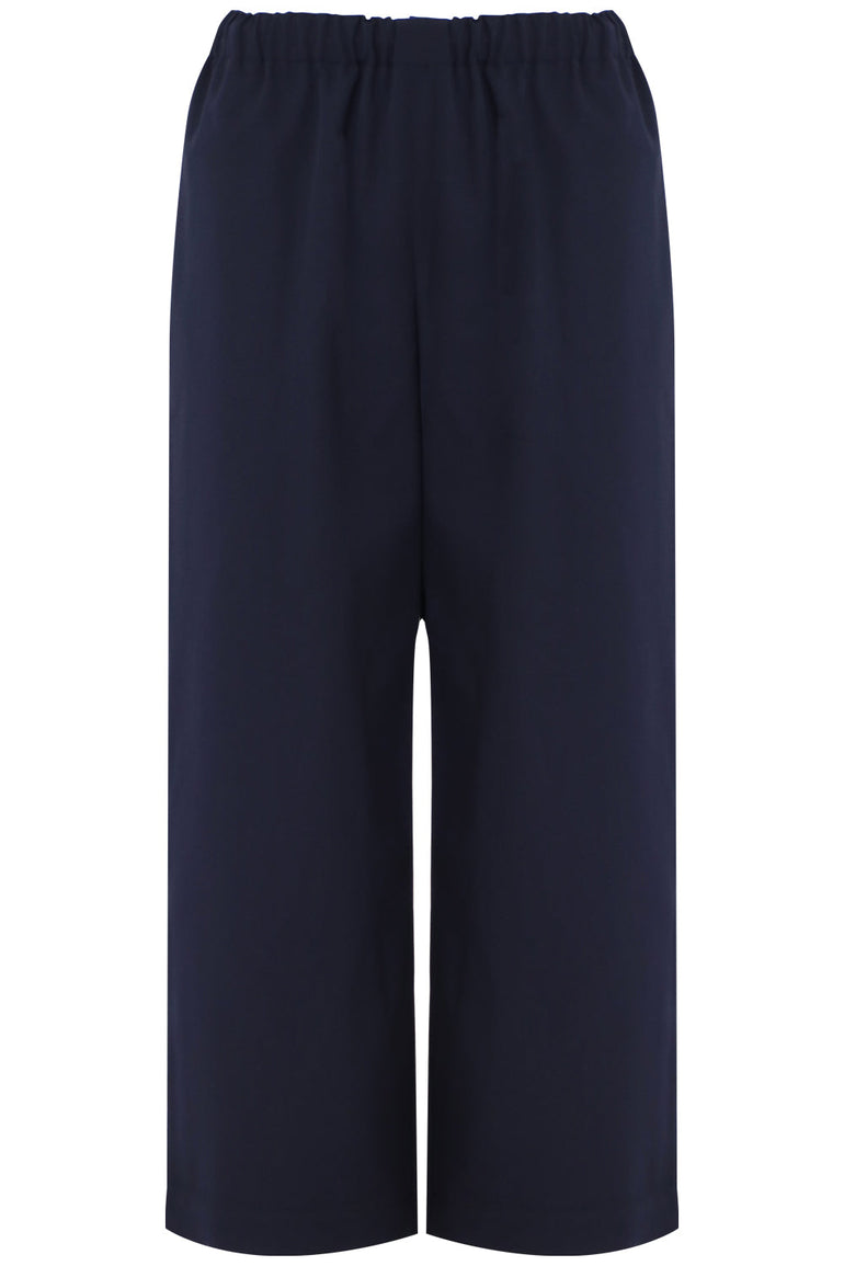 COMME DES GARCONS RTW STRAIGHT LEG CROP PANT NAVY