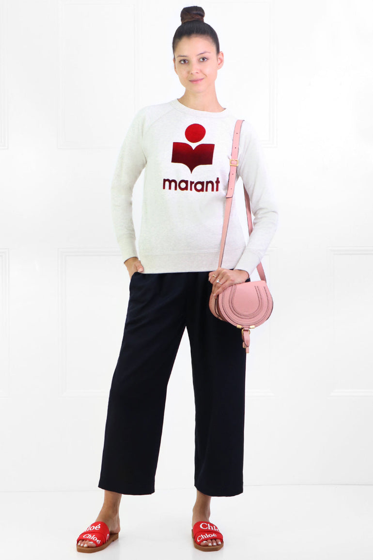 COMME DES GARCONS RTW STRAIGHT LEG CROP PANT NAVY