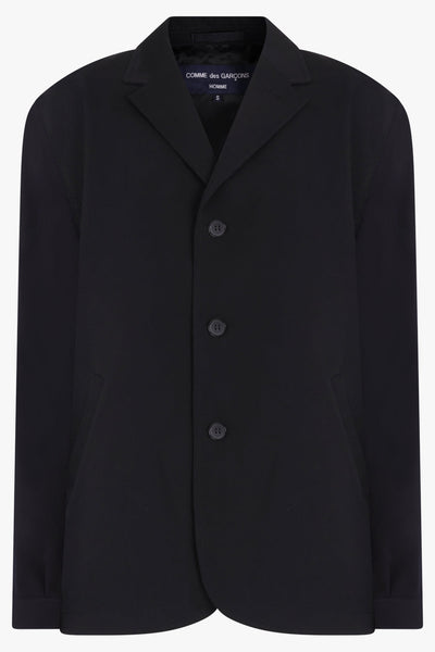 Wool Gabardine Blazer Black – Parlour X - Main Image