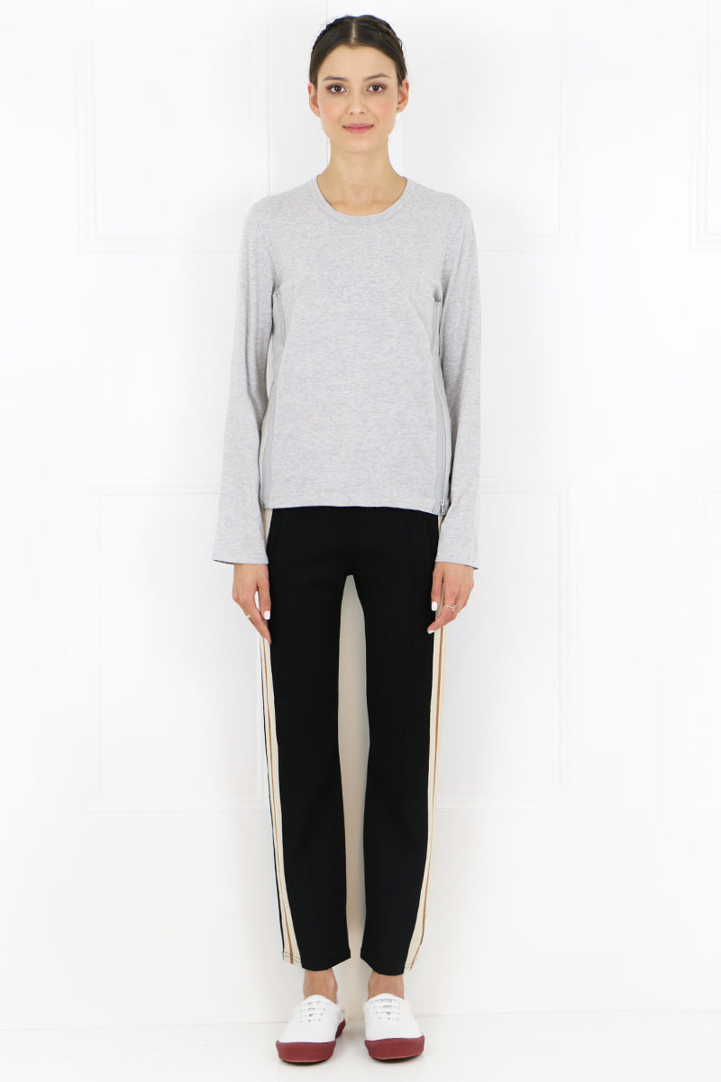 COMME DES GARCONS RTW ZIPPER T-SHIRT GREY