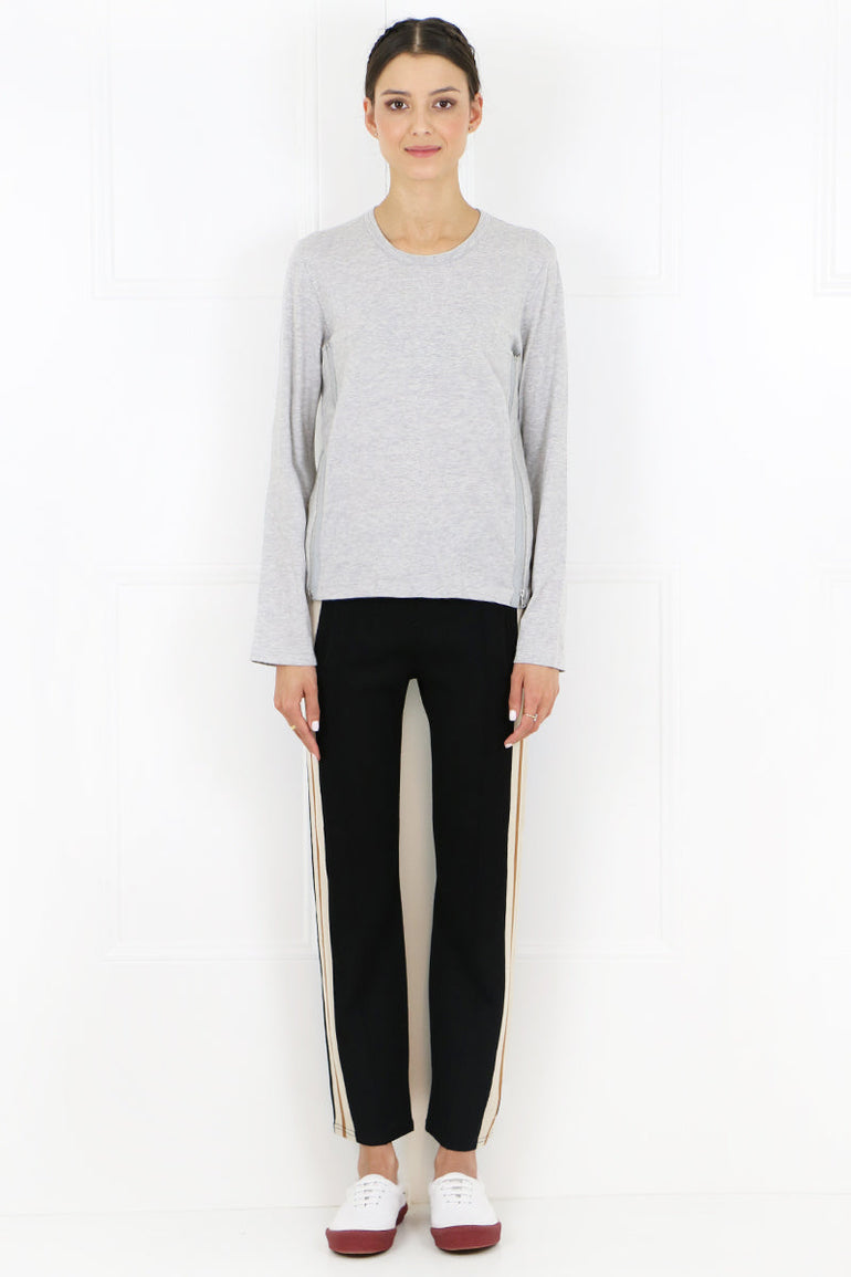 COMME DES GARCONS RTW ZIPPER T-SHIRT GREY