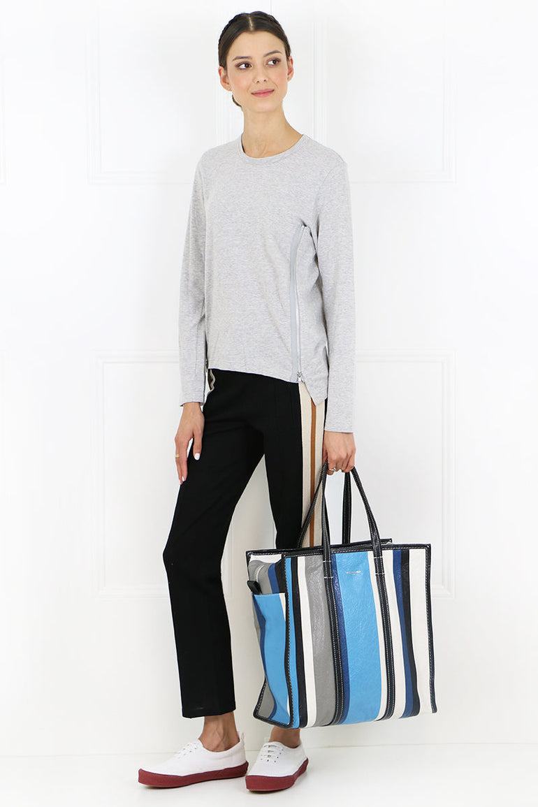 COMME DES GARCONS RTW ZIPPER T-SHIRT GREY
