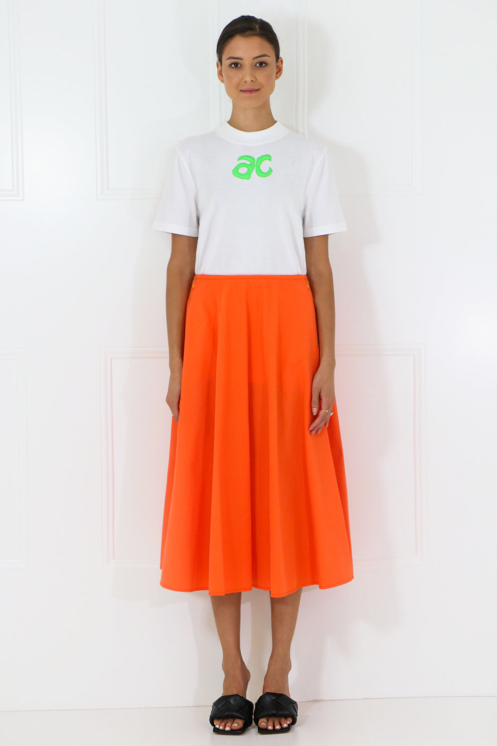 COURREGES RTW LOGO T-SHIRT S/S WHITE