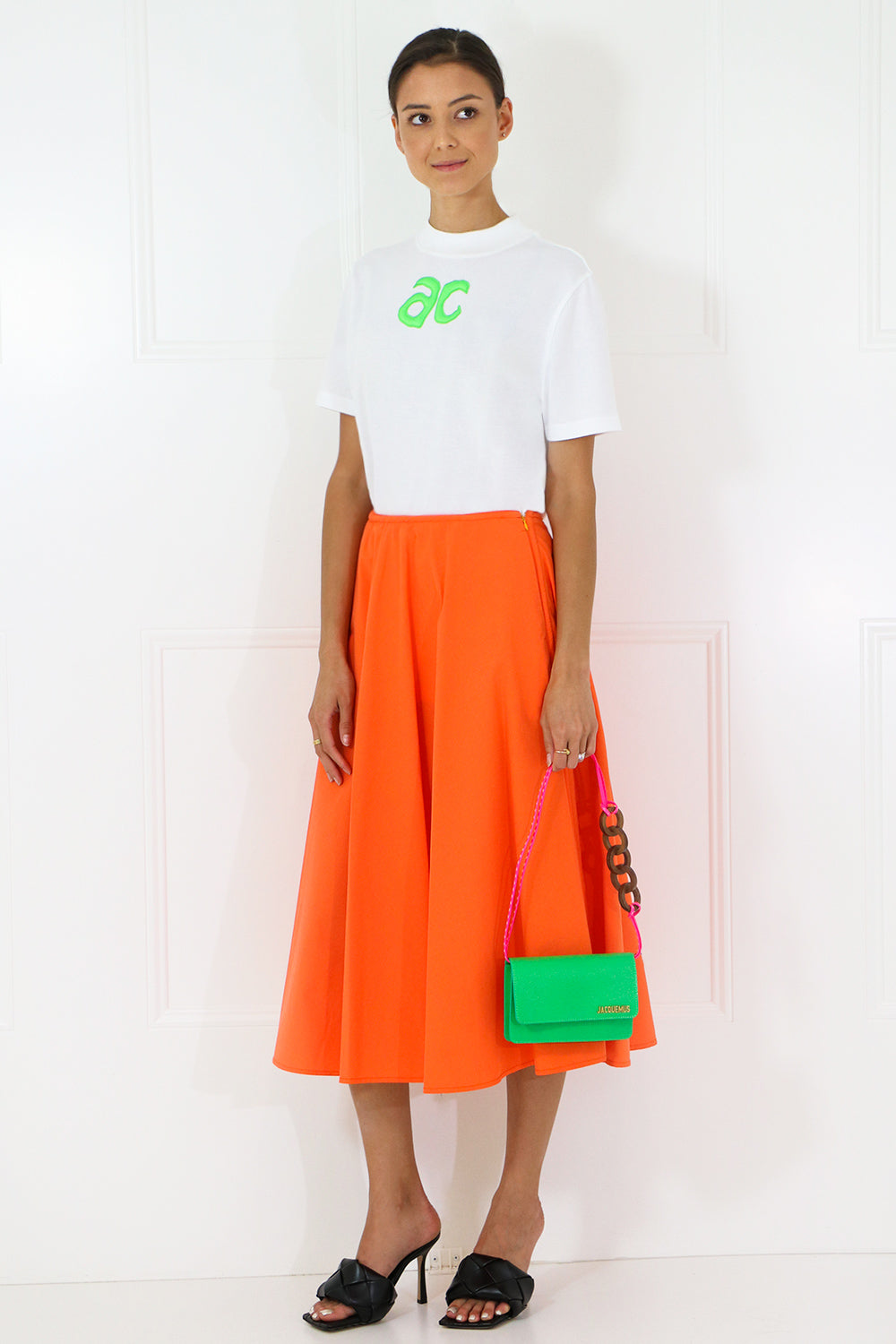 COURREGES RTW LOGO T-SHIRT S/S WHITE