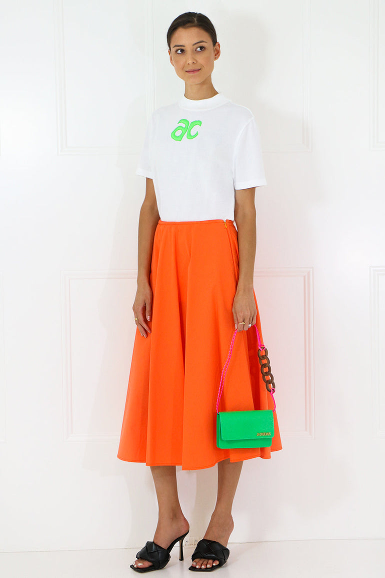 COURREGES RTW LOGO T-SHIRT S/S WHITE