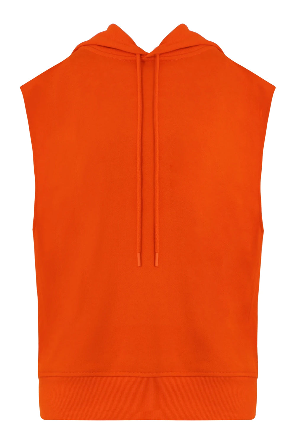 COURREGES RTW SLEEVELESS HOODED SWEATER ORANGE