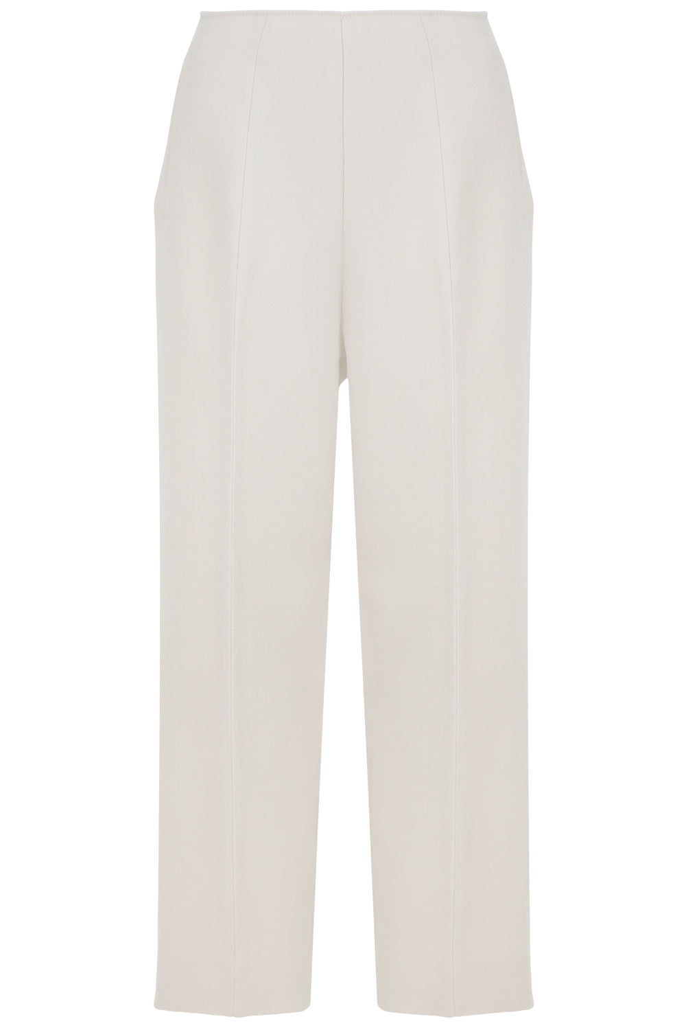 COURREGES RTW WIDE LEG CROPPED PANT LIGHT BEIGE
