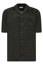 DRIES VAN NOTEN RTW CARLTONE S/SLV SHIRT | BOTTLE GREEN