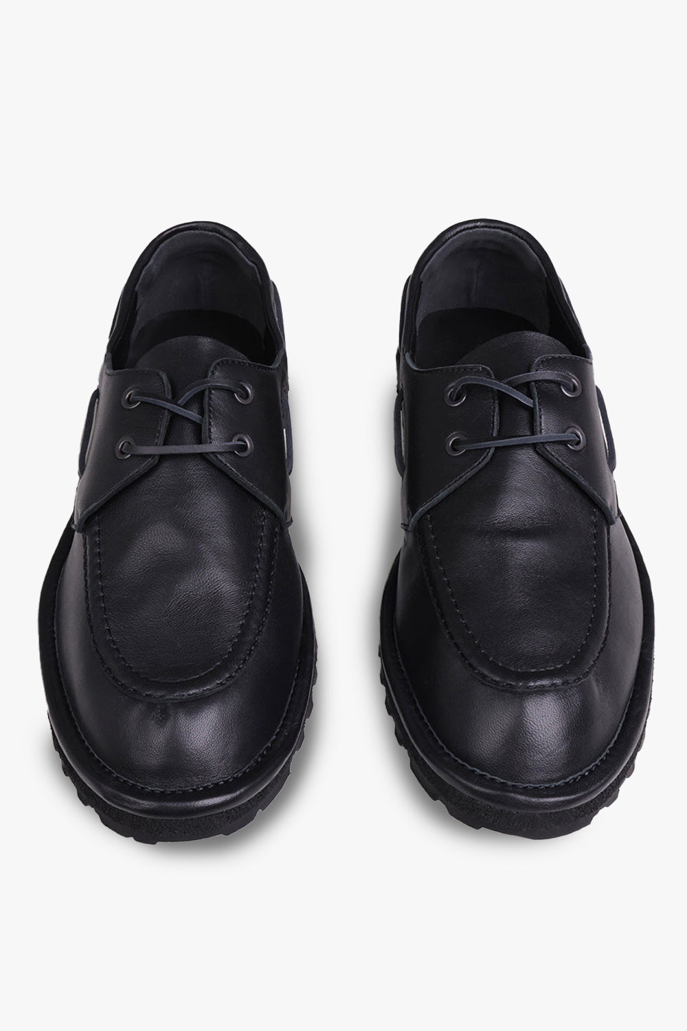 DRIES VAN NOTEN SHOES Leather Lace Up Shoes | Black