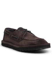 DRIES VAN NOTEN SHOES Suede Lace Up Shoes | Dark Brown