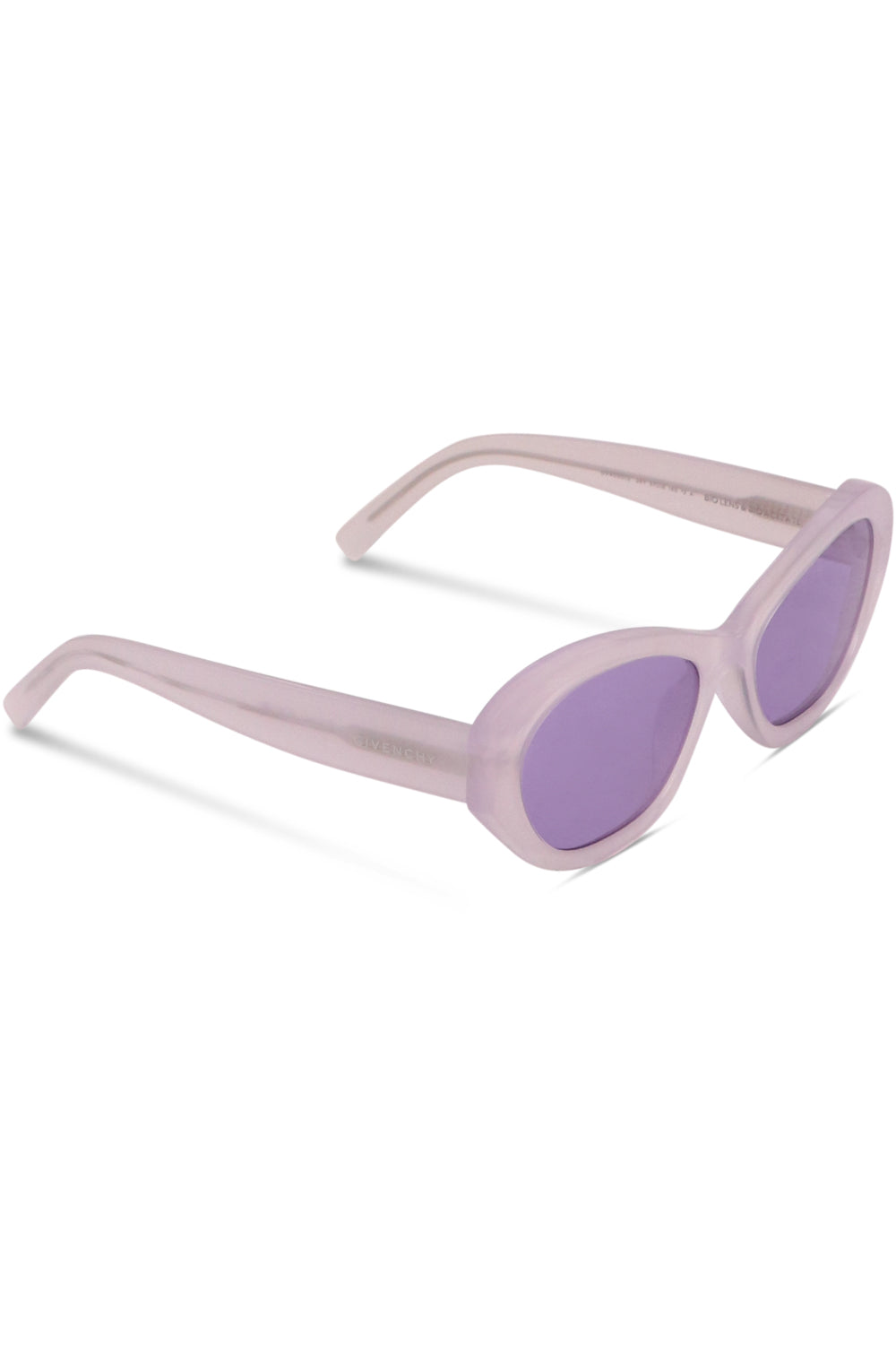 GIVENCHY ACCESSORIES MULTI RECTANGLE SUNGLASSES | CLEAR PURPLE