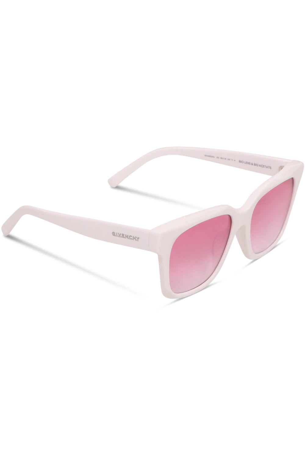 GIVENCHY ACCESSORIES MULTI RECTANGLE SUNGLASSES | WHITE/PINK