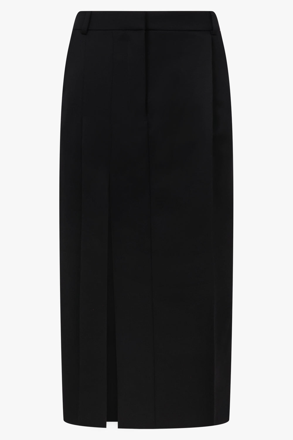 GIVENCHY RTW Slashed Midi Skirt | Black