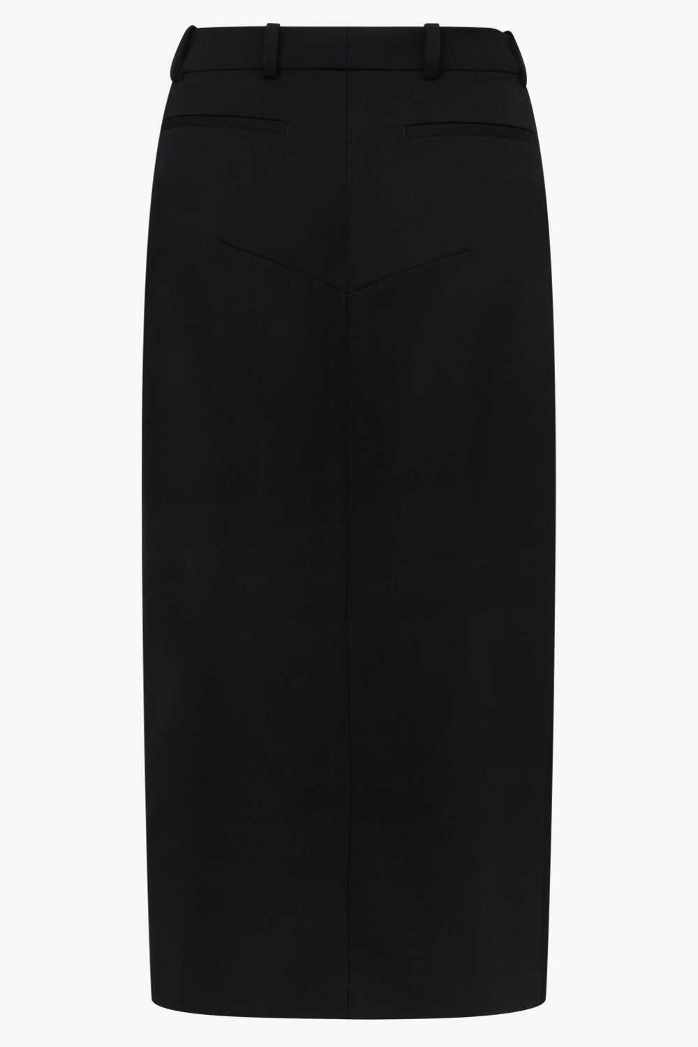 GIVENCHY RTW Slashed Midi Skirt | Black
