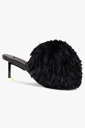 GIVENCHY SHOES Pompom 65mm Mule | Black