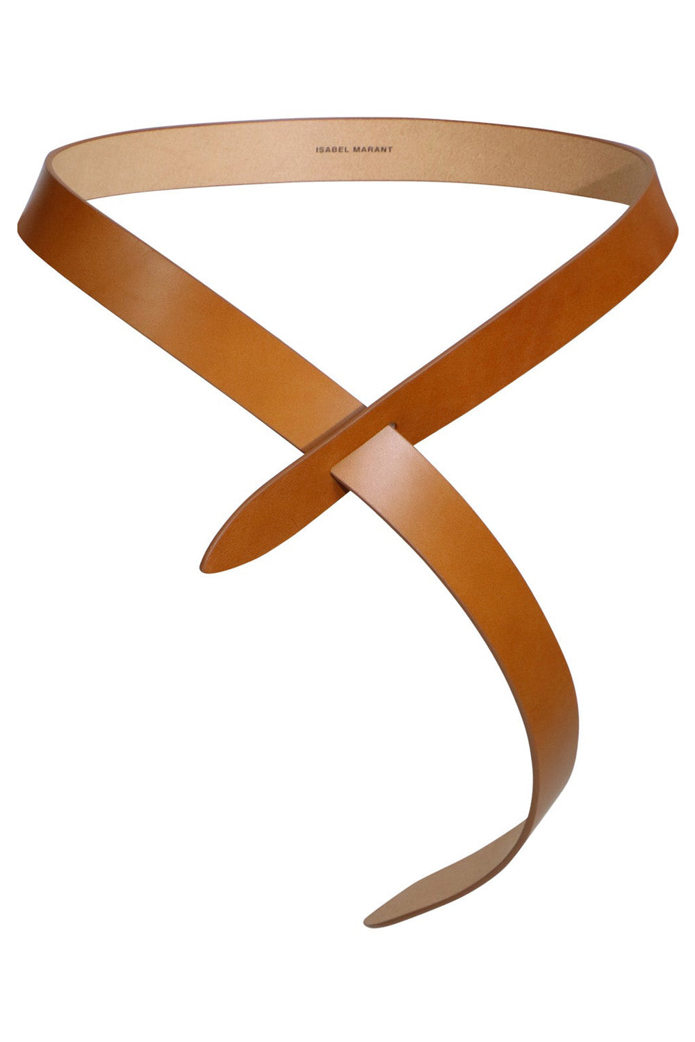 ISABEL MARANT ACCESSORIES LECCE LEATHER TIE UP BELT | NATURAL