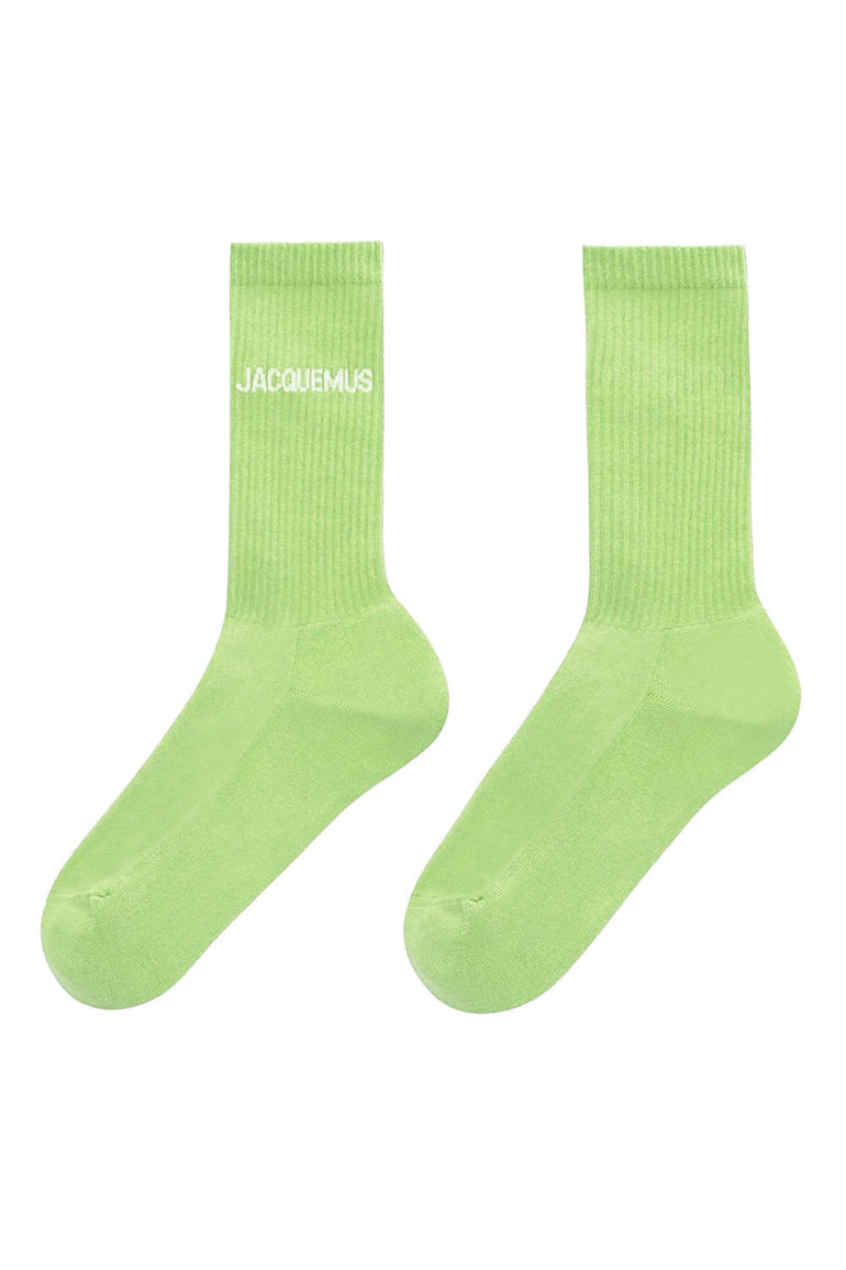 JACQUEMUS ACCESSORIES LES CHAUSSETTES LOGO SOCK | GREEN