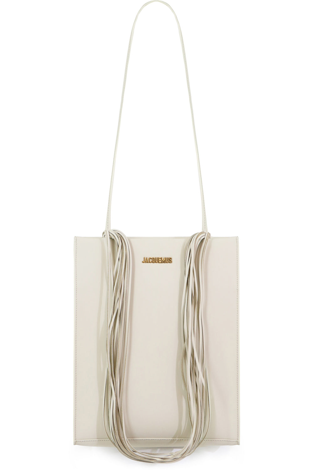 JACQUEMUS BAGS WHITE LE A4 TOTE BAG OFF WHITE