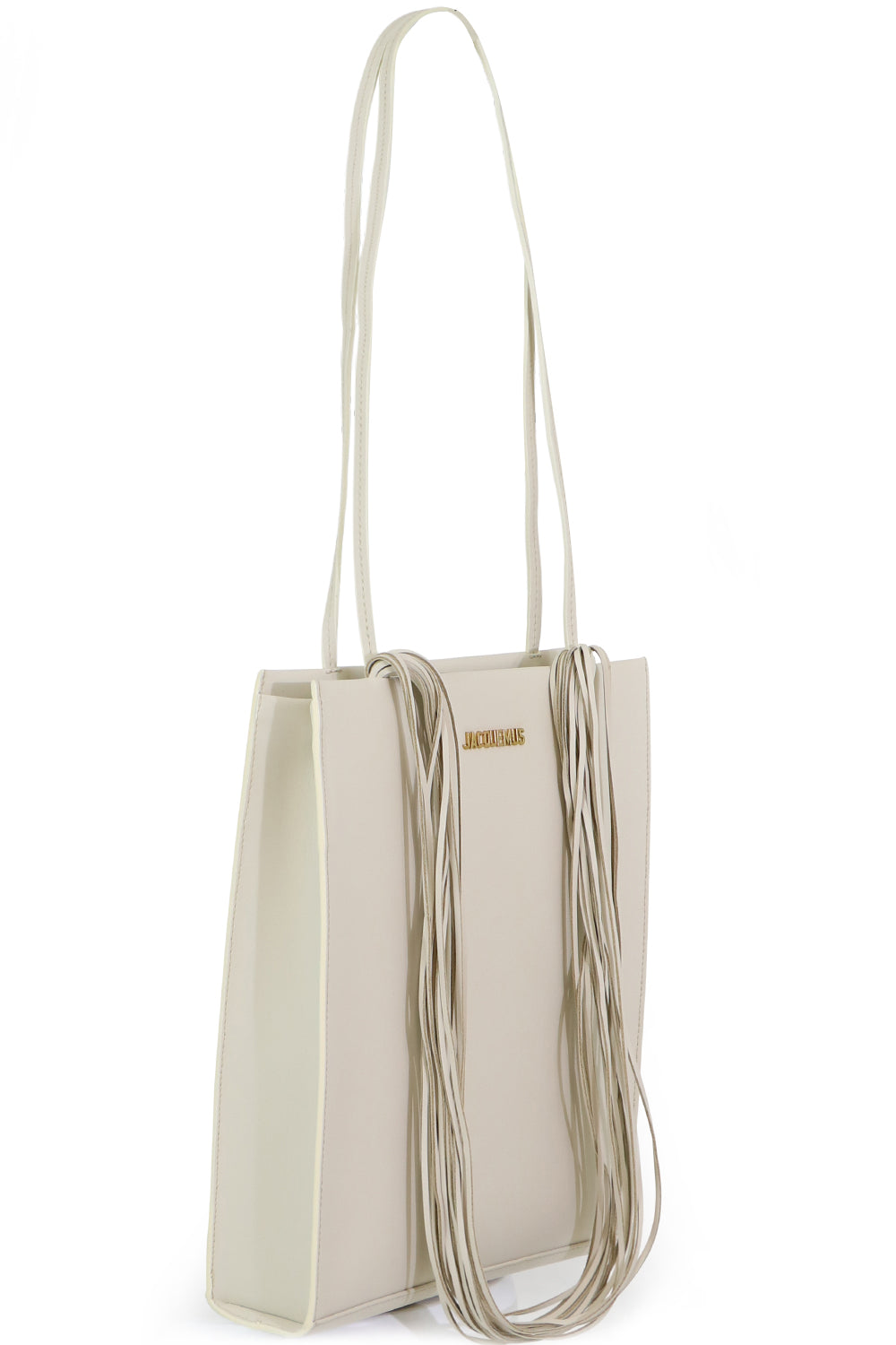JACQUEMUS BAGS WHITE LE A4 TOTE BAG OFF WHITE
