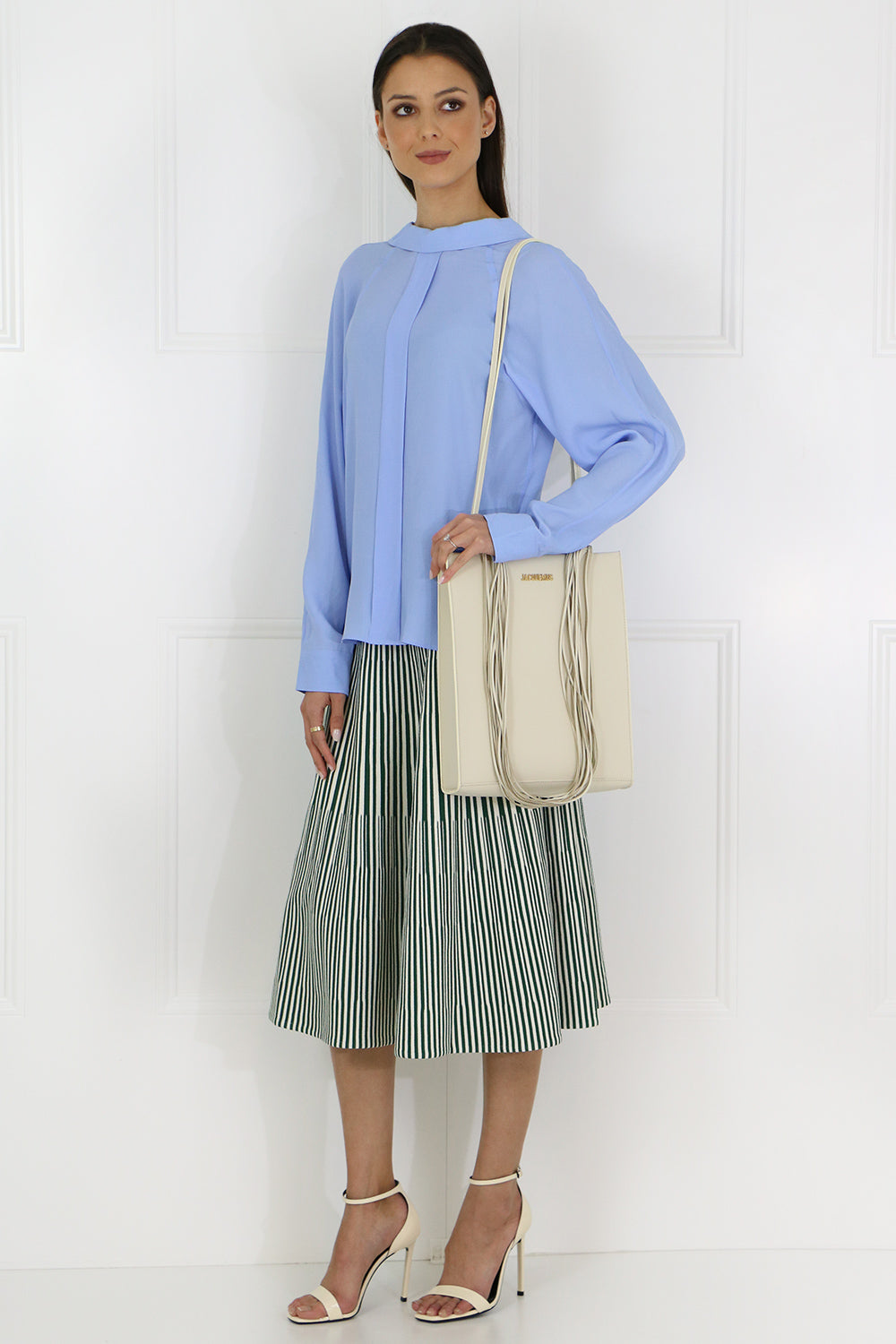 JACQUEMUS BAGS WHITE LE A4 TOTE BAG OFF WHITE