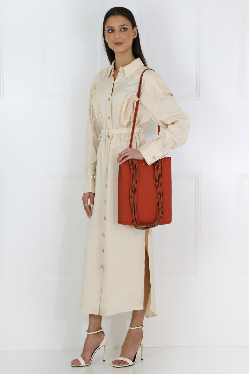 JACQUEMUS BAGS ORANGE LE A4 TOTE BAG ORANGE