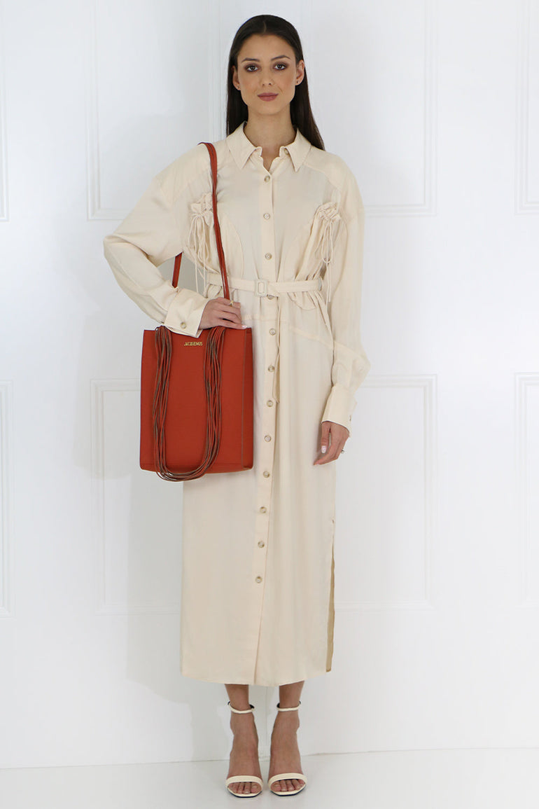 JACQUEMUS BAGS ORANGE LE A4 TOTE BAG ORANGE