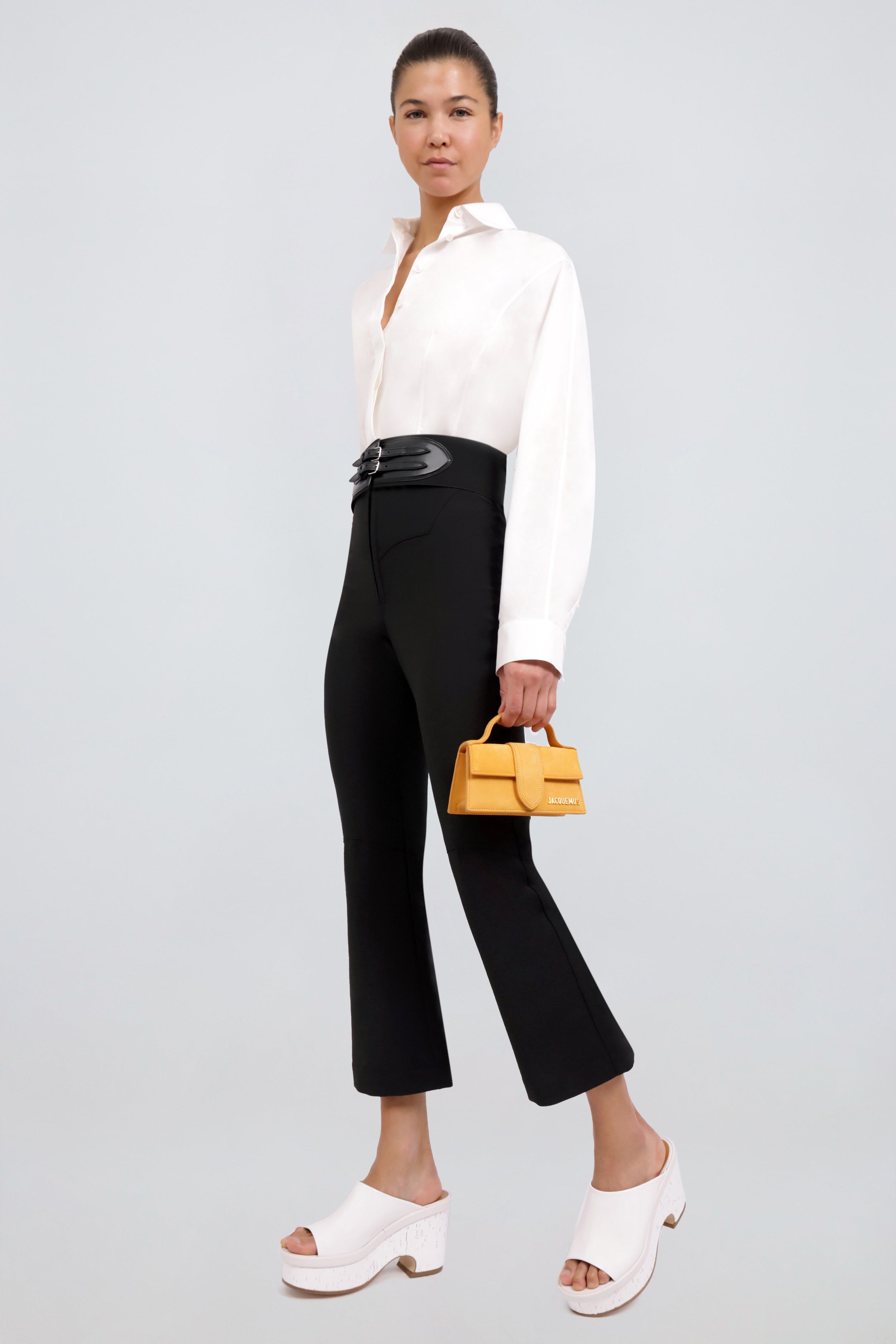 JACQUEMUS BAGS YELLOW LE BAMBINO BAG | DARK YELLOW