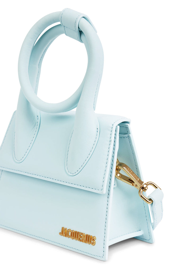 JACQUEMUS LE CHIQUITO NOEUD BAG PALE BLUE NEW SEASON PARLOUR X
