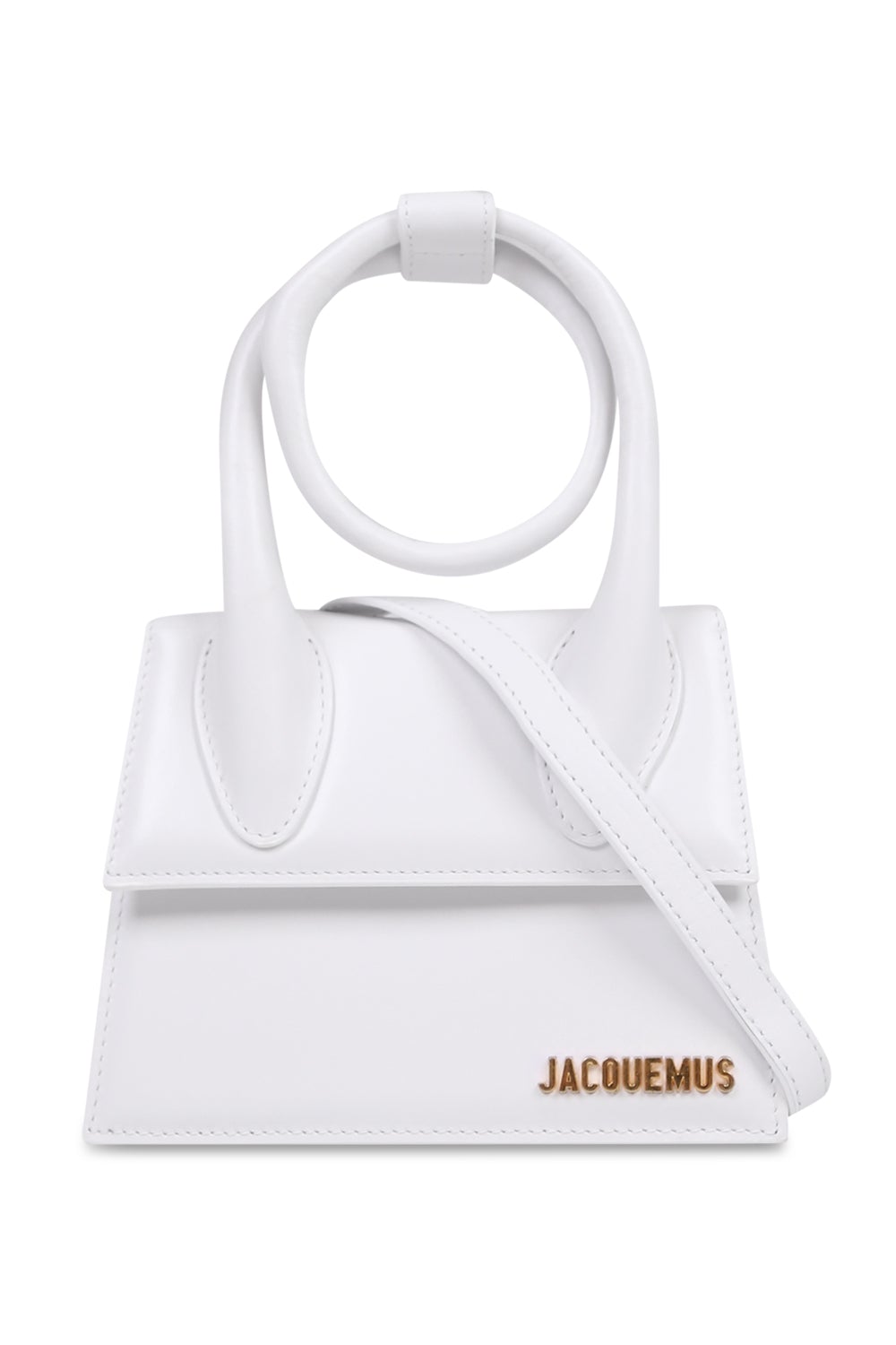 JACQUEMUS BAGS WHITE LE CHIQUITO NOEUD WHITE