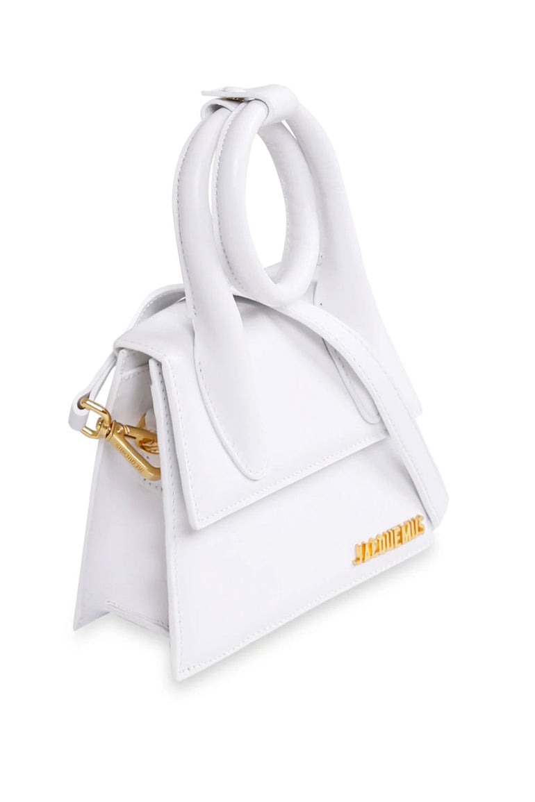 JACQUEMUS BAGS WHITE LE CHIQUITO NOEUD WHITE