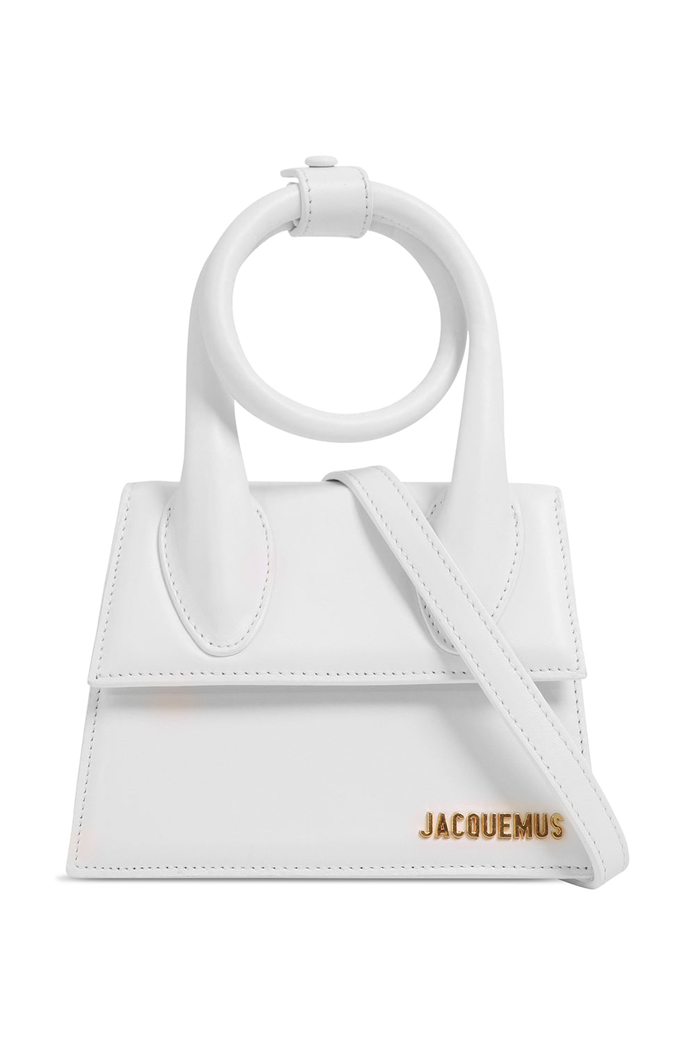 JACQUEMUS BAGS WHITE LE CHIQUITO NOEUD WHITE