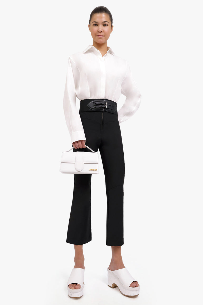 JACQUEMUS BAGS WHITE LE GRAND BAMBINO BAG | WHITE