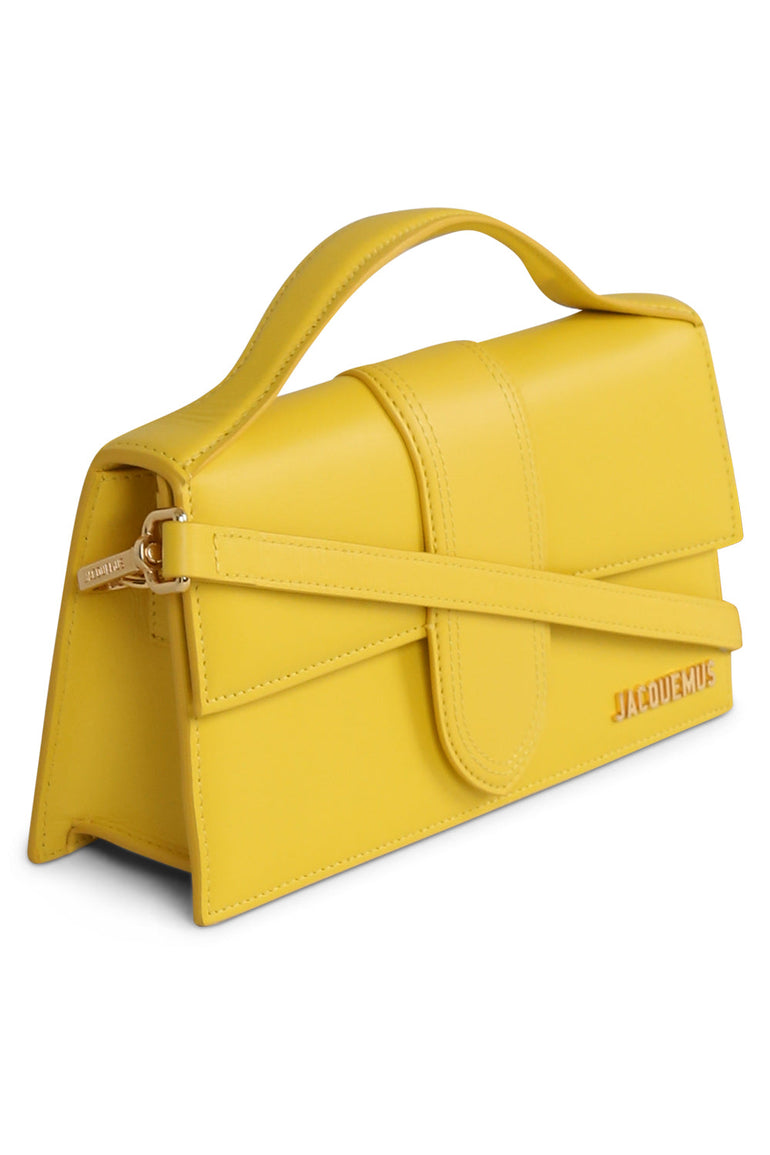 JACQUEMUS BAGS YELLOW LE GRAND BAMBINO BAG | YELLOW