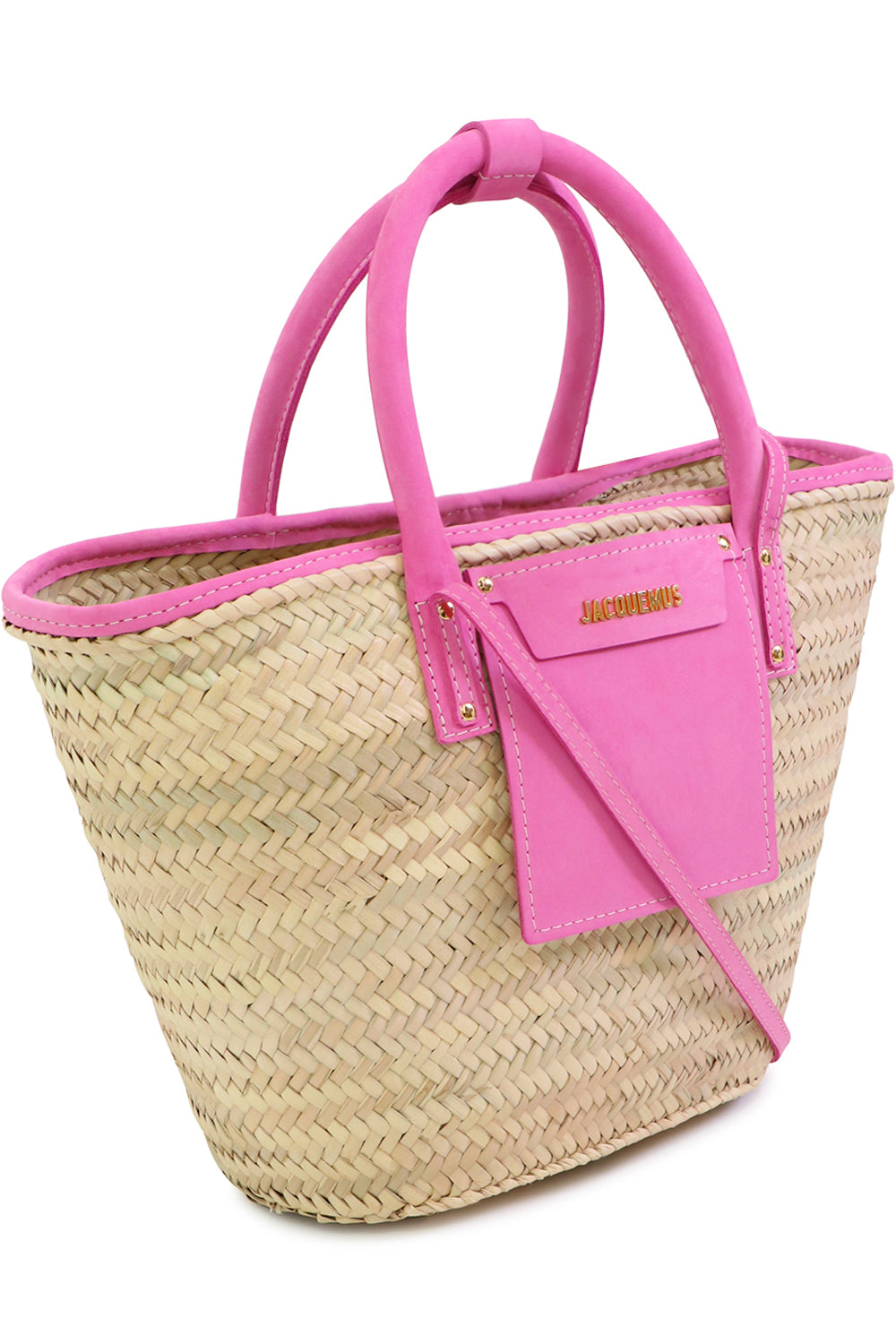 JACQUEMUS BAGS PINK LE PANIER SOLEIL BASKET BAG PINK