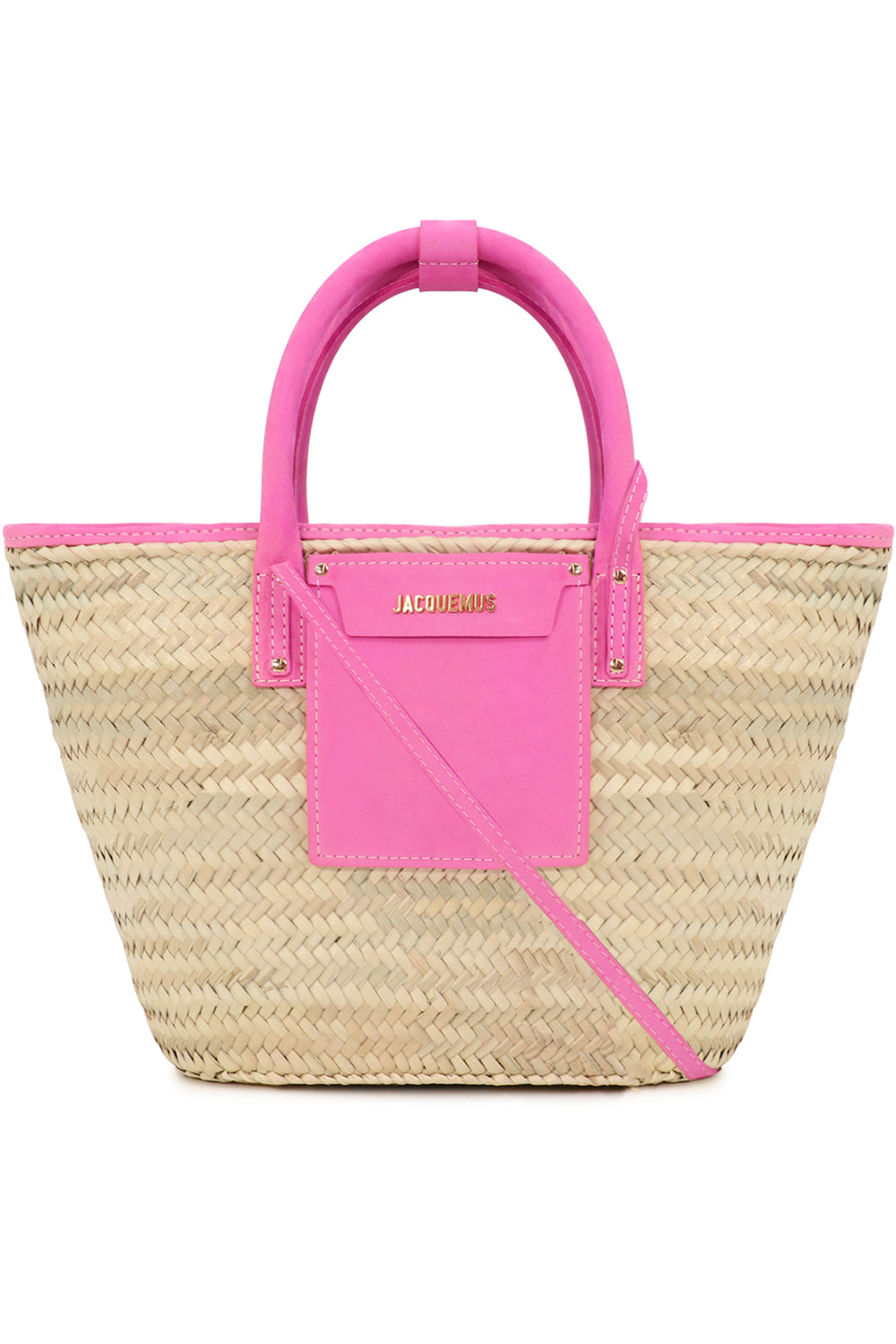 JACQUEMUS BAGS PINK LE PANIER SOLEIL BASKET BAG PINK