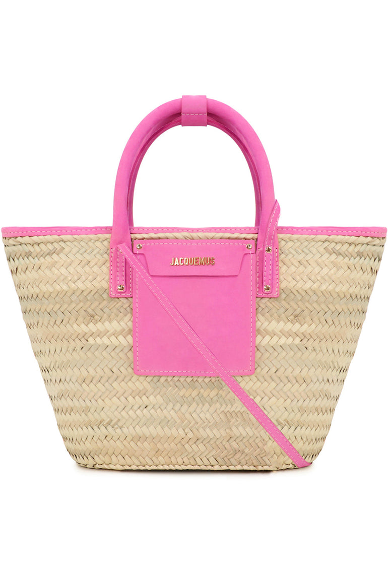 JACQUEMUS BAGS PINK LE PANIER SOLEIL BASKET BAG PINK