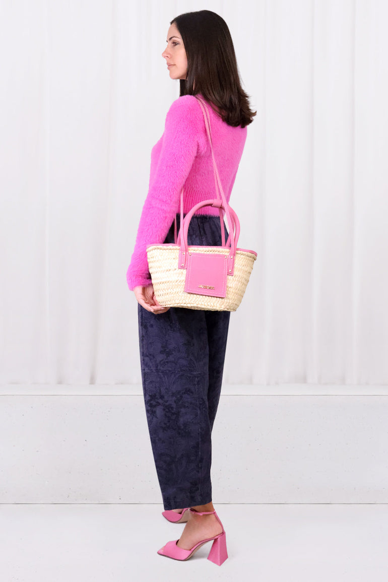 JACQUEMUS BAGS PINK LE PETIT PANIER SOLI BAG | DARK PINK