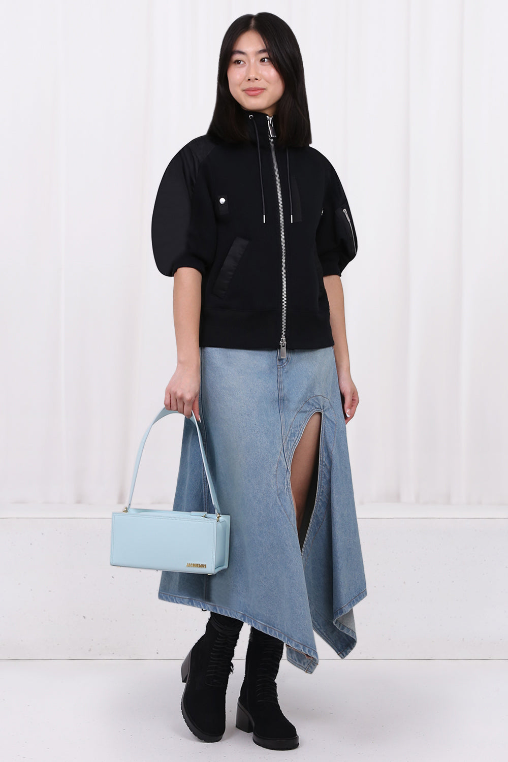 JACQUEMUS BAGS BLUE LE RECTANGLE BAG | LIGHT TURQUOISE