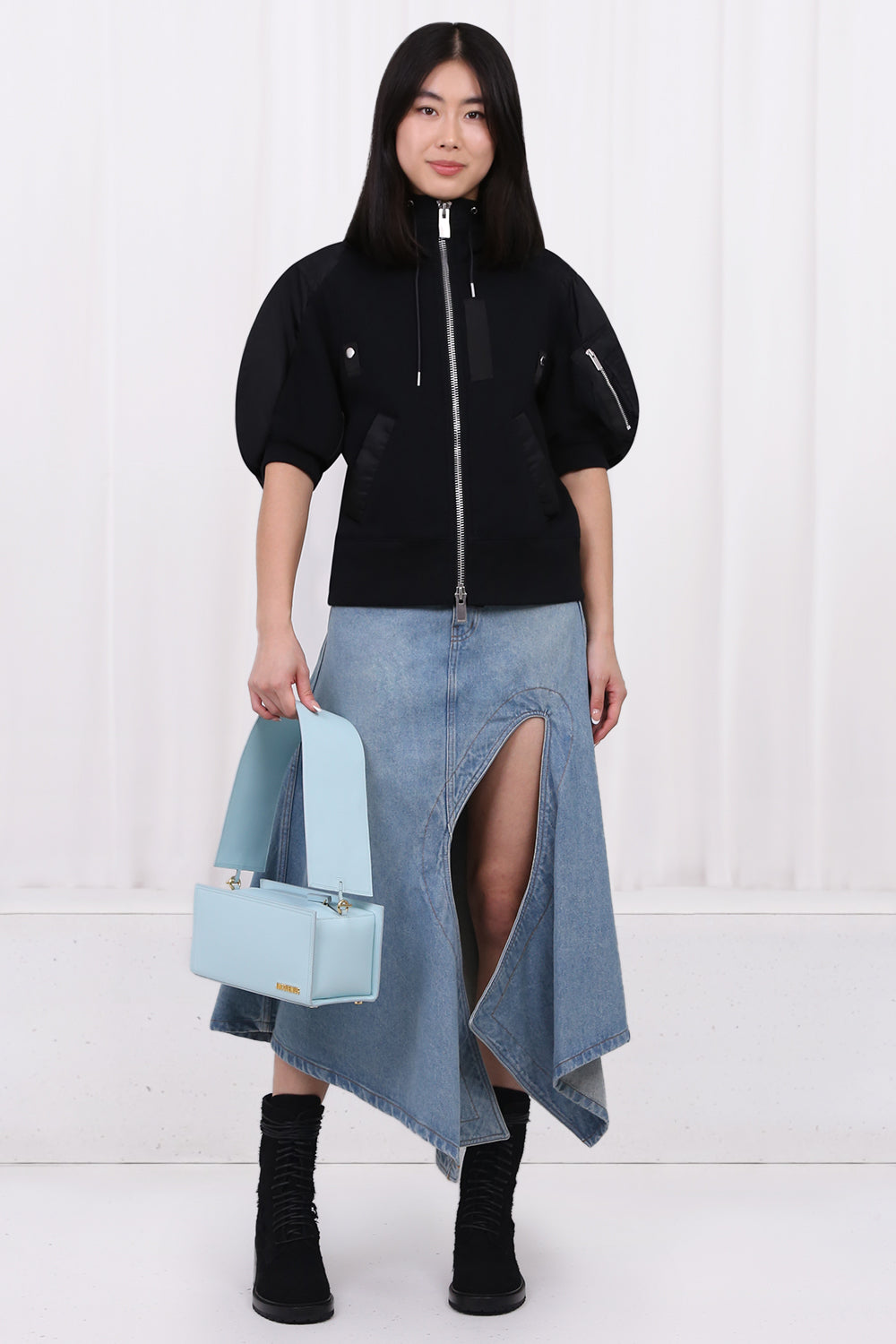 JACQUEMUS BAGS BLUE LE RECTANGLE BAG | LIGHT TURQUOISE