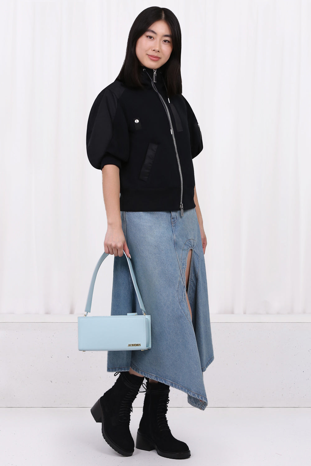 JACQUEMUS BAGS BLUE LE RECTANGLE BAG | LIGHT TURQUOISE
