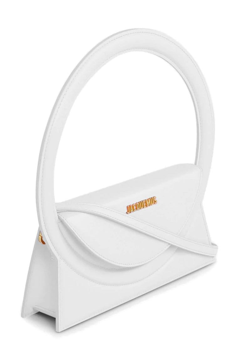 JACQUEMUS BAGS WHITE LE SAC ROND BAG | WHITE