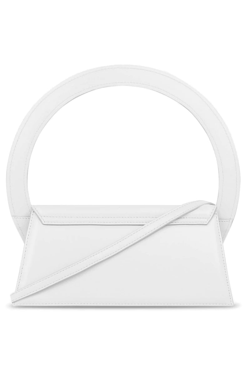 JACQUEMUS BAGS WHITE LE SAC ROND BAG | WHITE