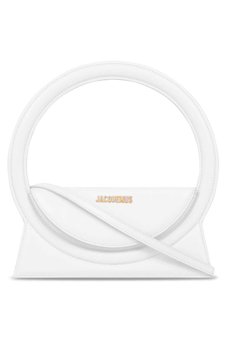 JACQUEMUS BAGS WHITE LE SAC ROND BAG | WHITE