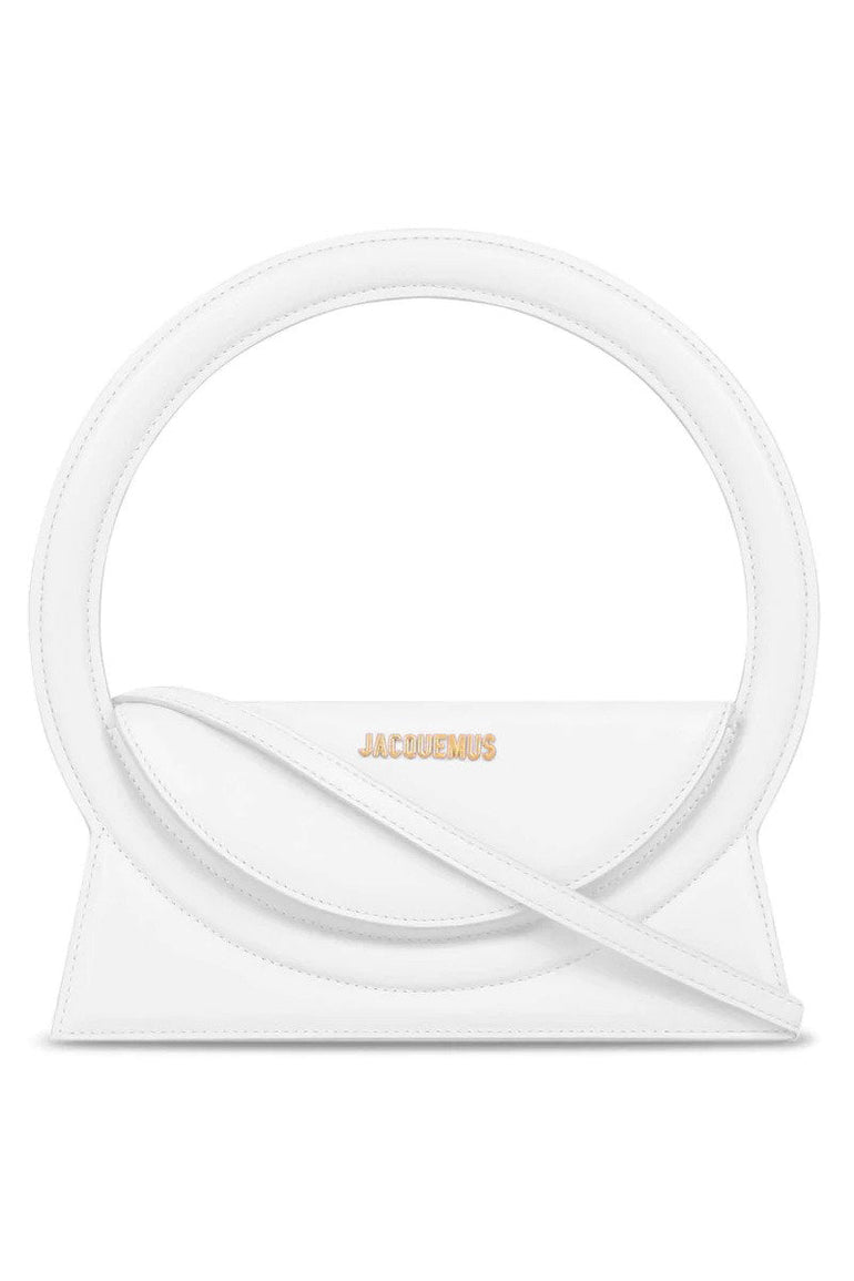 JACQUEMUS BAGS WHITE LE SAC ROND BAG | WHITE