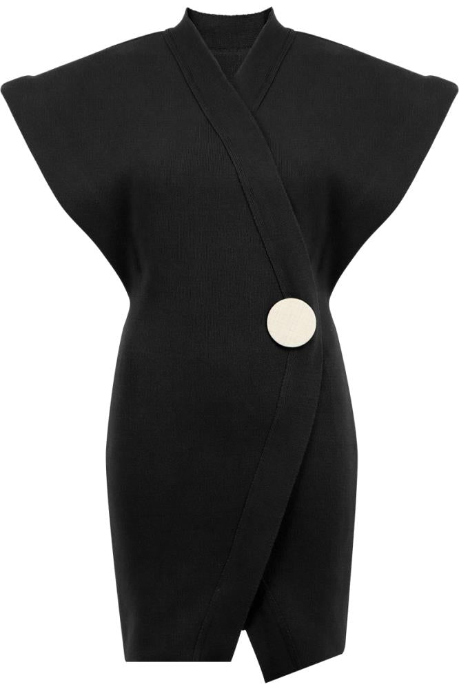 JACQUEMUS RTW BLACK / FR34 CARDIGAN DRESS BLACK