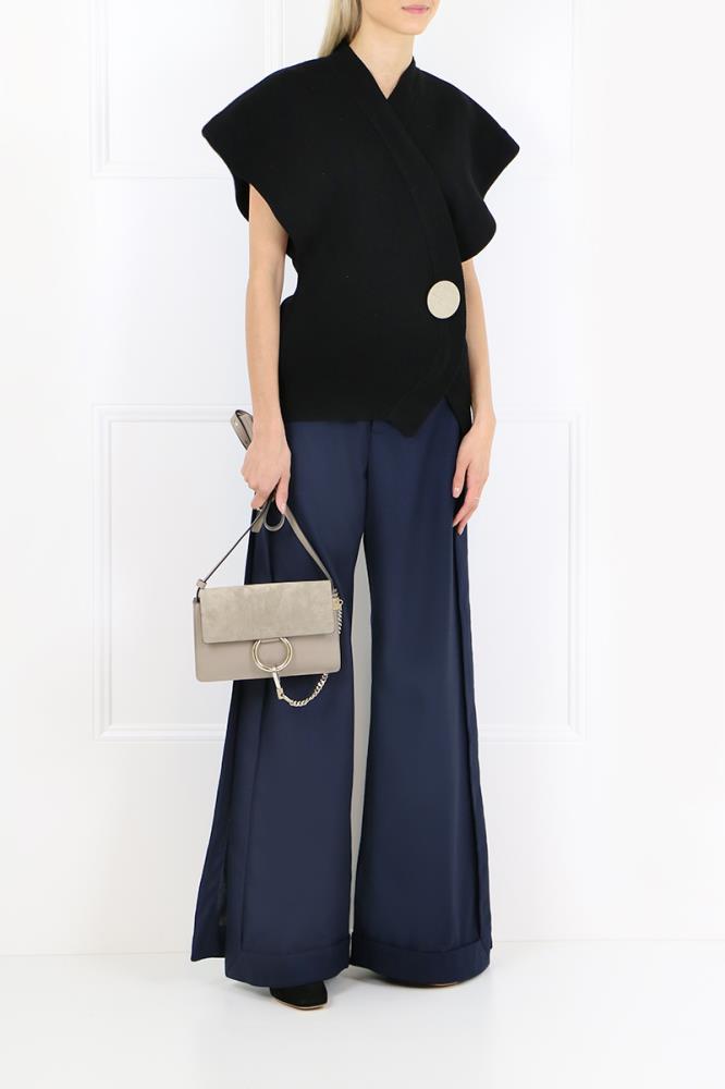 JACQUEMUS RTW CARDIGAN TOP BLACK