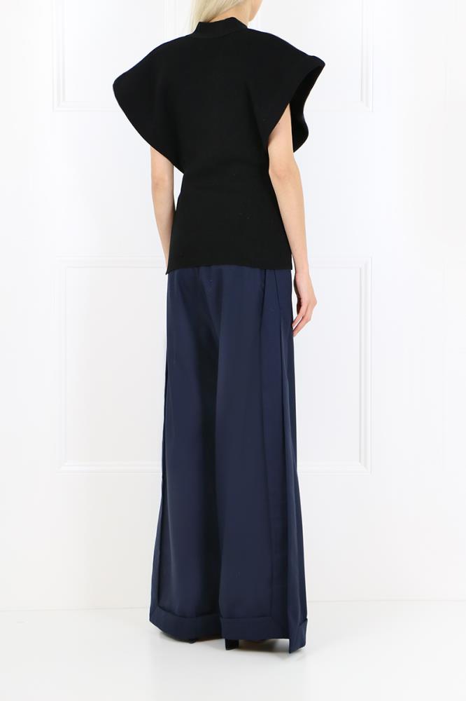 JACQUEMUS RTW CARDIGAN TOP BLACK