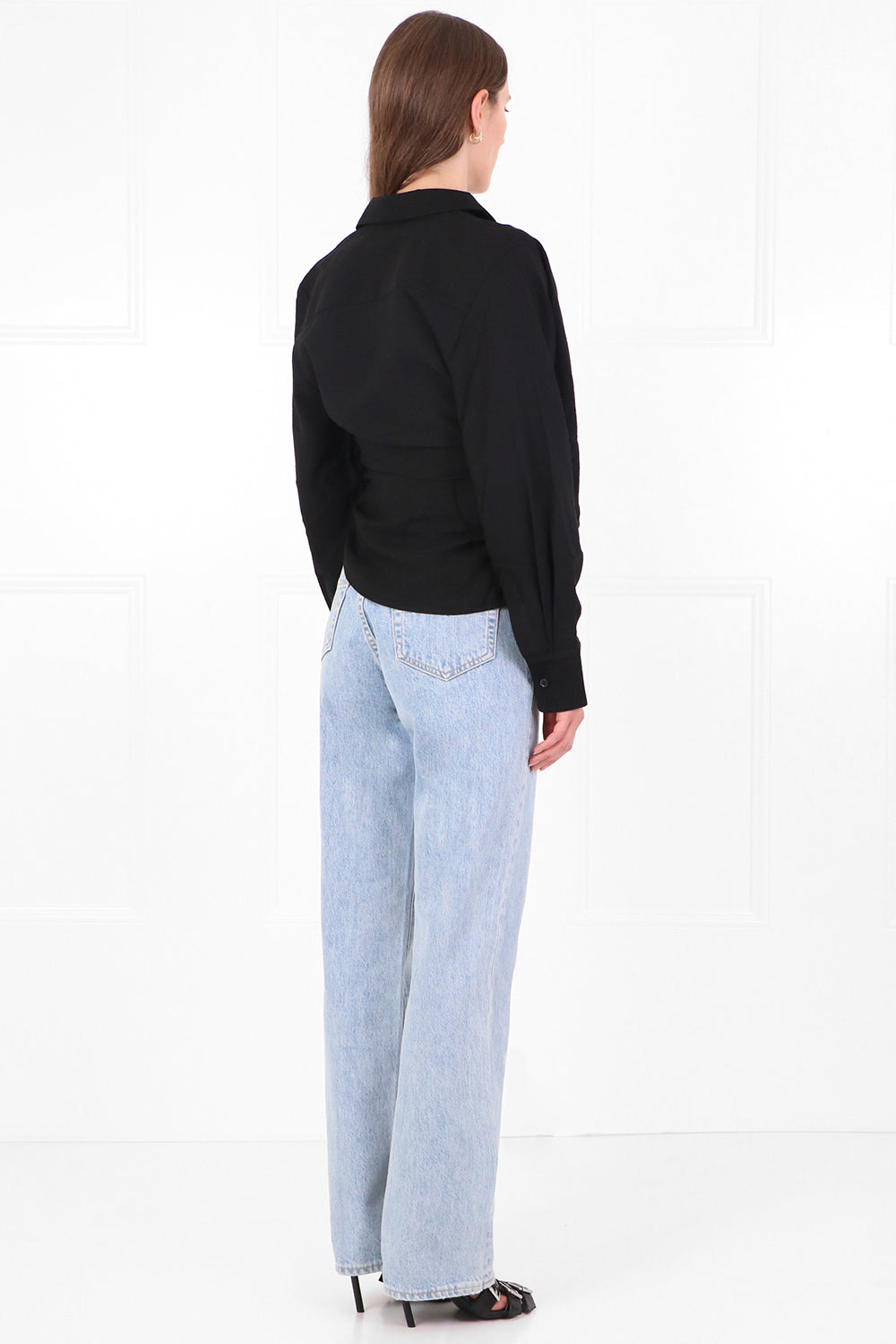 JACQUEMUS RTW LA CHEMISE BAHIA L/S BLACK