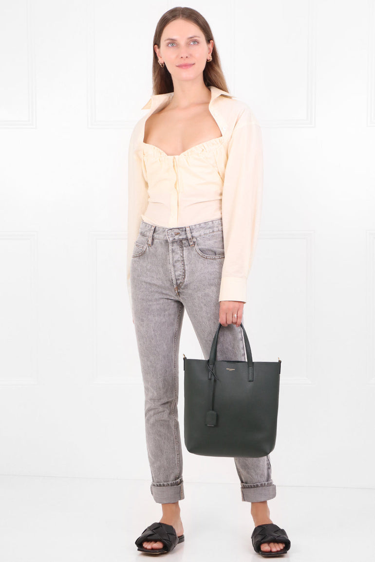 JACQUEMUS RTW LA CHEMISE TOVALLO L/S OFF WHITE